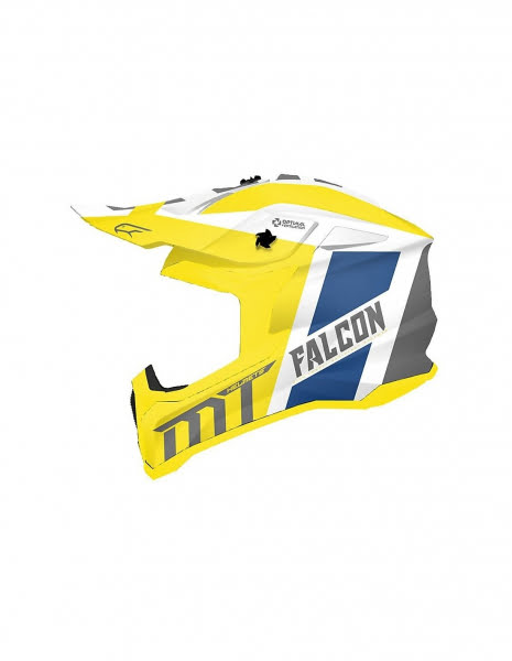 MT Off-road helmet MX802 FALCON WARRIOR A3 yellow/white L