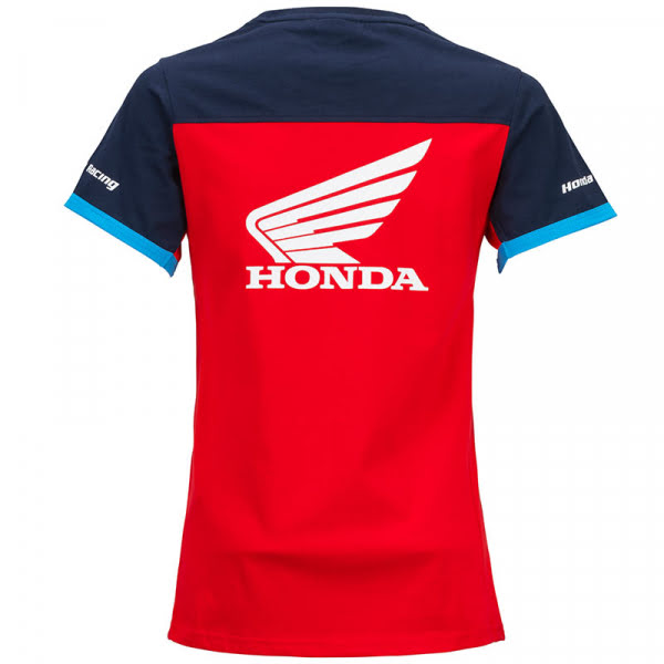 T-Shirt RACING FEMME HONDA red/blue S