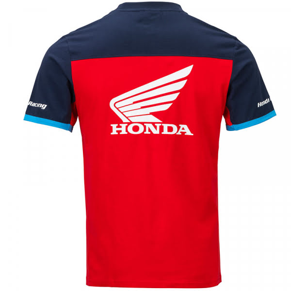 T-Shirt RACING HONDA red/blue L