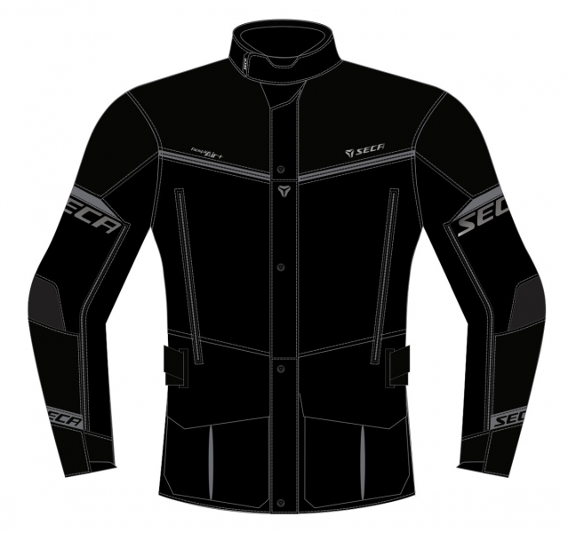 SECA Textile jacket COMPASS black 6XL