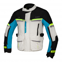 SECA Textile jacket COMPASS grey /blue S