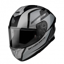 MT Full-face helmet TARGO PRO SOUND A2 grey XS