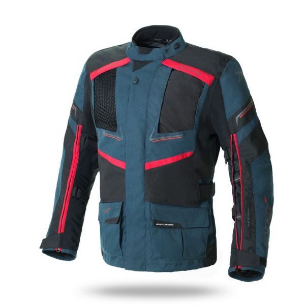 SEVENTY DEGREES Текстильная куртка SD-JT81 INVIERNO TOURING HOMBRE синяя/черная/красная XL