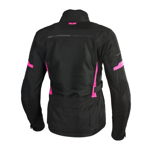 SECA Текстильная куртка ORKAN II LADY черная/розовая XL