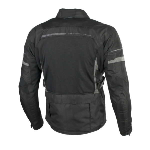 SECA Textile jacket ORKAN II black 4XL