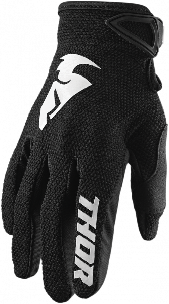 THOR Кроссовые перчатки S20 SECTOR черные XL