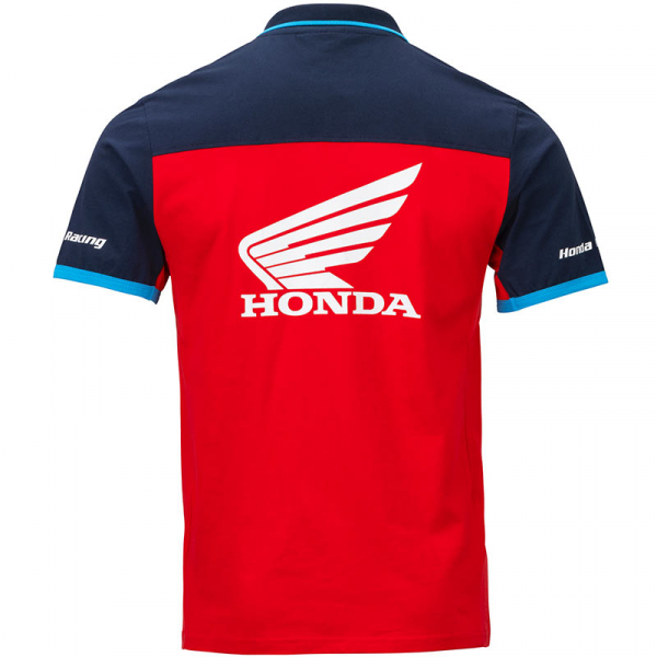Polo shirt RACING HONDA red/blue M