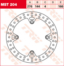Тормозной диск TRW MST204