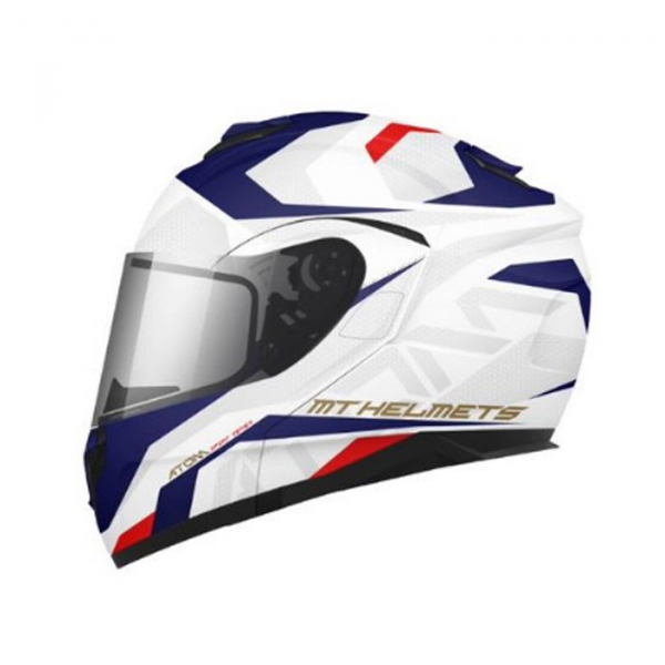 MT Flip-up helmet ATOM SV SKILL A0 white S