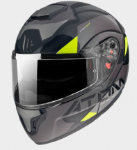 MT Flip-up helmet ATOM SV W17 B2 gray matt S