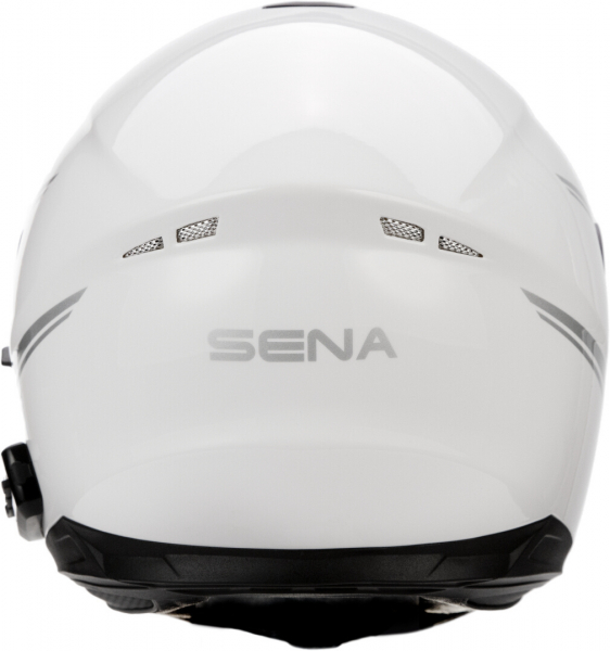 SENA Full-face helmet OUTRIDE white L