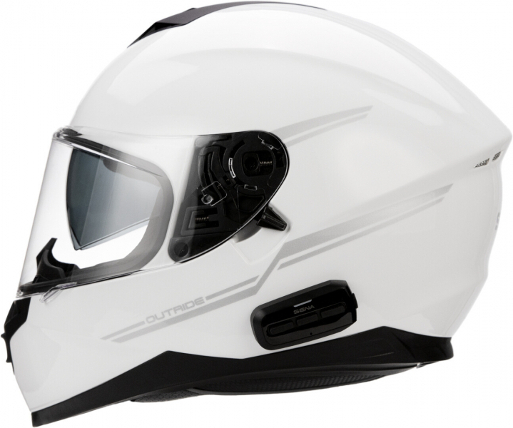 SENA Full-face helmet OUTRIDE white XL