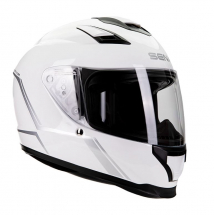 SENA Full-face helmet with mesh intercom STRYKER white L