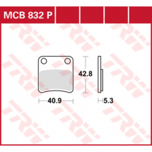 Тормозные колодки TRW MCB832P