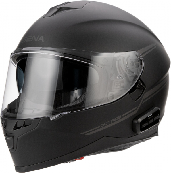 SENA Full-face helmet OUTRIDE black matt XXL