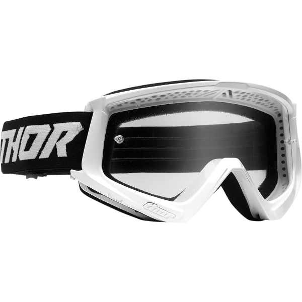 THOR MX Goggles Combat Racer white/black