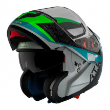 MT Flip-up helmet ATOM SV ADVENTURE A6 green S