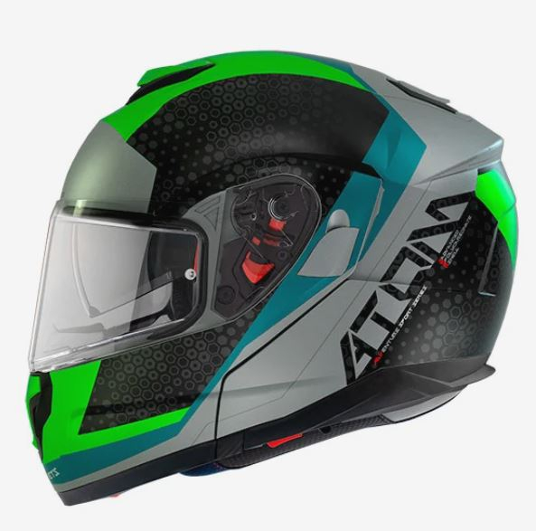 MT Шлем модуляр ATOM SV ADVENTURE A6 зелёный S