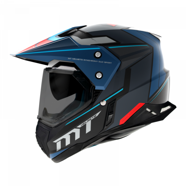 MT Enduro helmet SYNCHRONY DUO SPORT SV PARTOL B7 blue matt XL