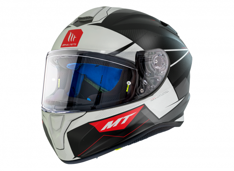 MT Full-face helmet TARGO PODIUM B0 white matt XS