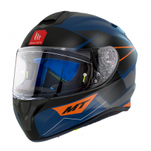 MT Full-face helmet TARGO PODIUM D7 blue matt XS