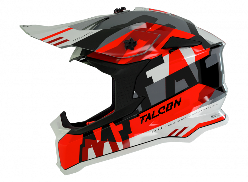 MT Шлем кроссовый FALCON ARYA A5 красный XS