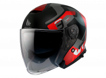 MT Open face helmet THUNDER 3 SV JET SILTON B5 red matt S