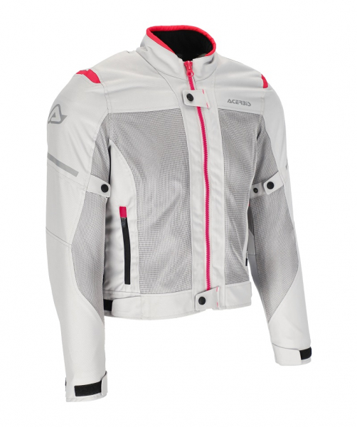 ACERBIS Textile jacket RAMSEY MY VENTED 2.0 LADY gray/pink L