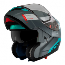 MT Flip-up helmet ATOM SV GOREX C2 gray matt XL