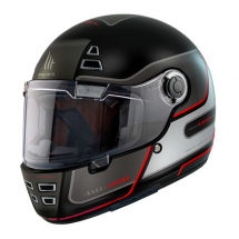 MT Full-face helmet JARAMA BAUX E15 black/red matt S