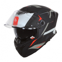 MT Шлем интеграл THUNDER 4 EXEO B5 черный/красный матовый S