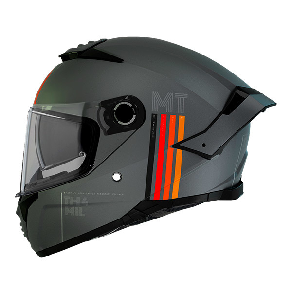 MT Full-face helmet THUNDER 4 MIL C2 gray matt M