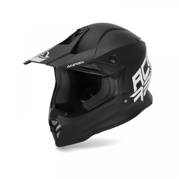 ACERBIS Off-road helmet STEEL KID black (49-50 cm) YM
