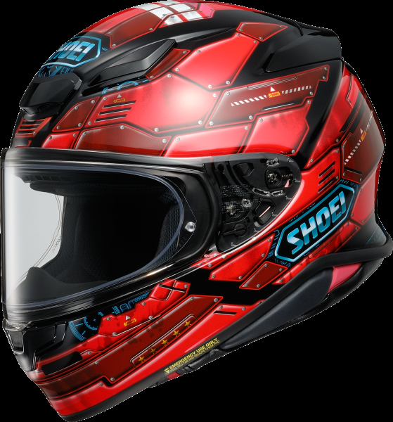 SHOEI Full-face helmet NXR2 FORTRESS TC-1 red/black XL