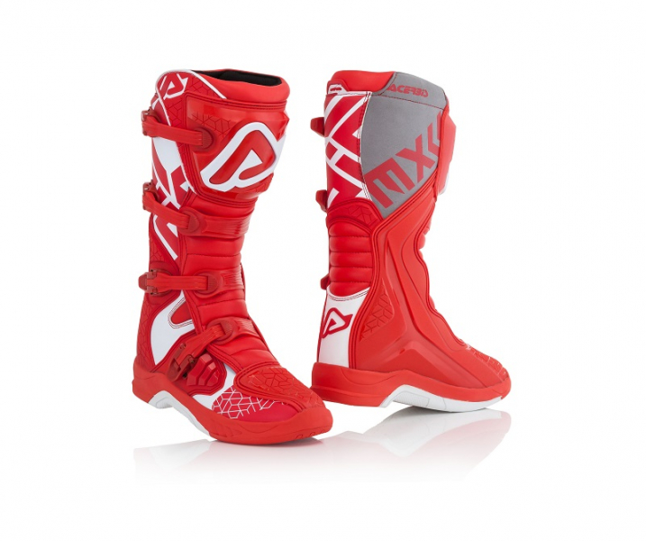 ACERBIS Ботинки X-TEAM красные/белые 40