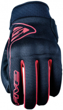 FIVE-GLOVES Moto gloves GLOBE EVO black/red M