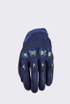 FIVE-GLOVES Moto gloves STUNT EVO 2 blue/yellow XL