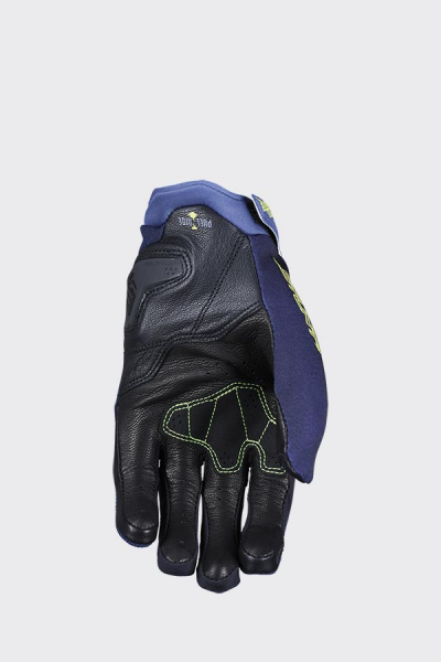FIVE-GLOVES Moto gloves STUNT EVO 2 blue/yellow XL