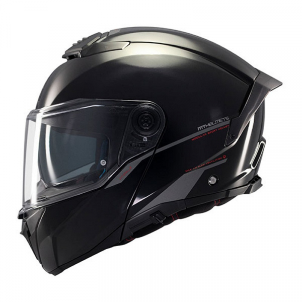 MT Flip-up helmet ATOM 2 SV SOLID A1 black S