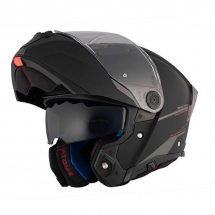 MT Flip-up helmet ATOM 2 SV SOLID A1 black matt S