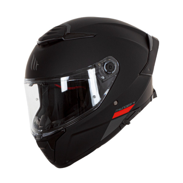 MT Full-face helmet THUNDER 4 SV SOLID A1 black matt S