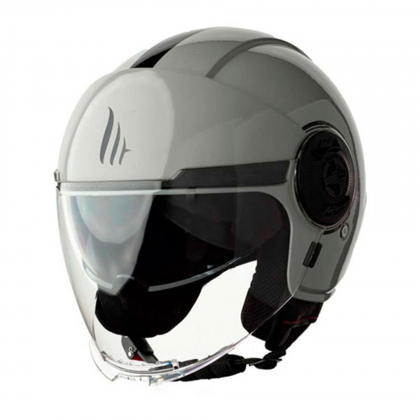 MT Шлем открытый VIALE SV SOLID A12 серый L