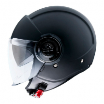 MT Open face helmet VIALE SV S SOLID A1 black matt XS