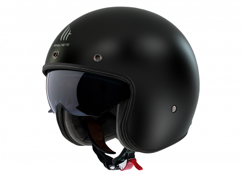 MT Open face helmet LE MANS 2 SV S SOLID A1 black L