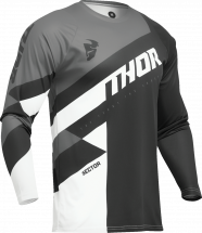 THOR Jersey SECTOR CHECKER black/gray L