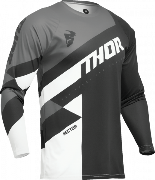 THOR Jersey SECTOR CHECKER black/gray L