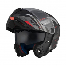 MT Шлем модуляр ATOM 2 SV BAST D5 черный/красный матовый L