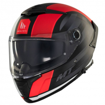 MT Шлем интеграл THUNDER 4 SV TREADS B5 черный/белый/красный матовый XS