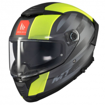 MT Full-face helmet THUNDER 4 SV TREADS D3 black/yellow matt S