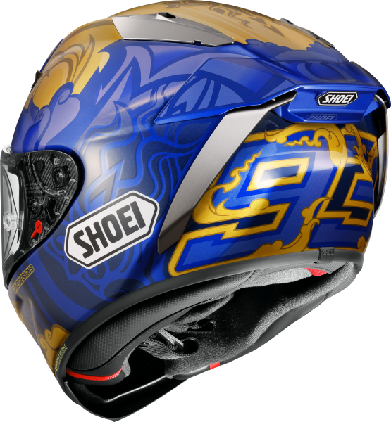 SHOEI Full-face helmet X-SPR PRO blue/gold XXL